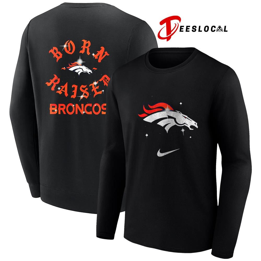 Denver Broncos x Born and Raised logo shirt