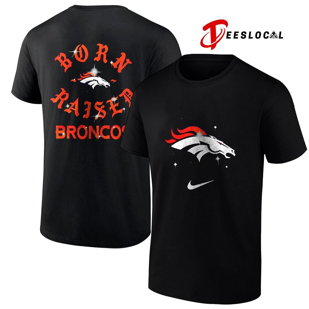 Denver Broncos x Born and Raised logo shirt