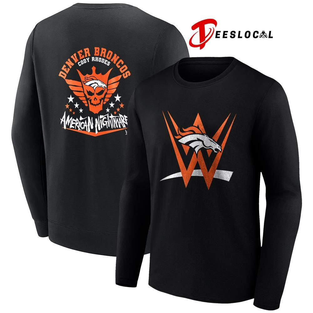 Denver Broncos x Cody Rhones American nightmare logo shirt