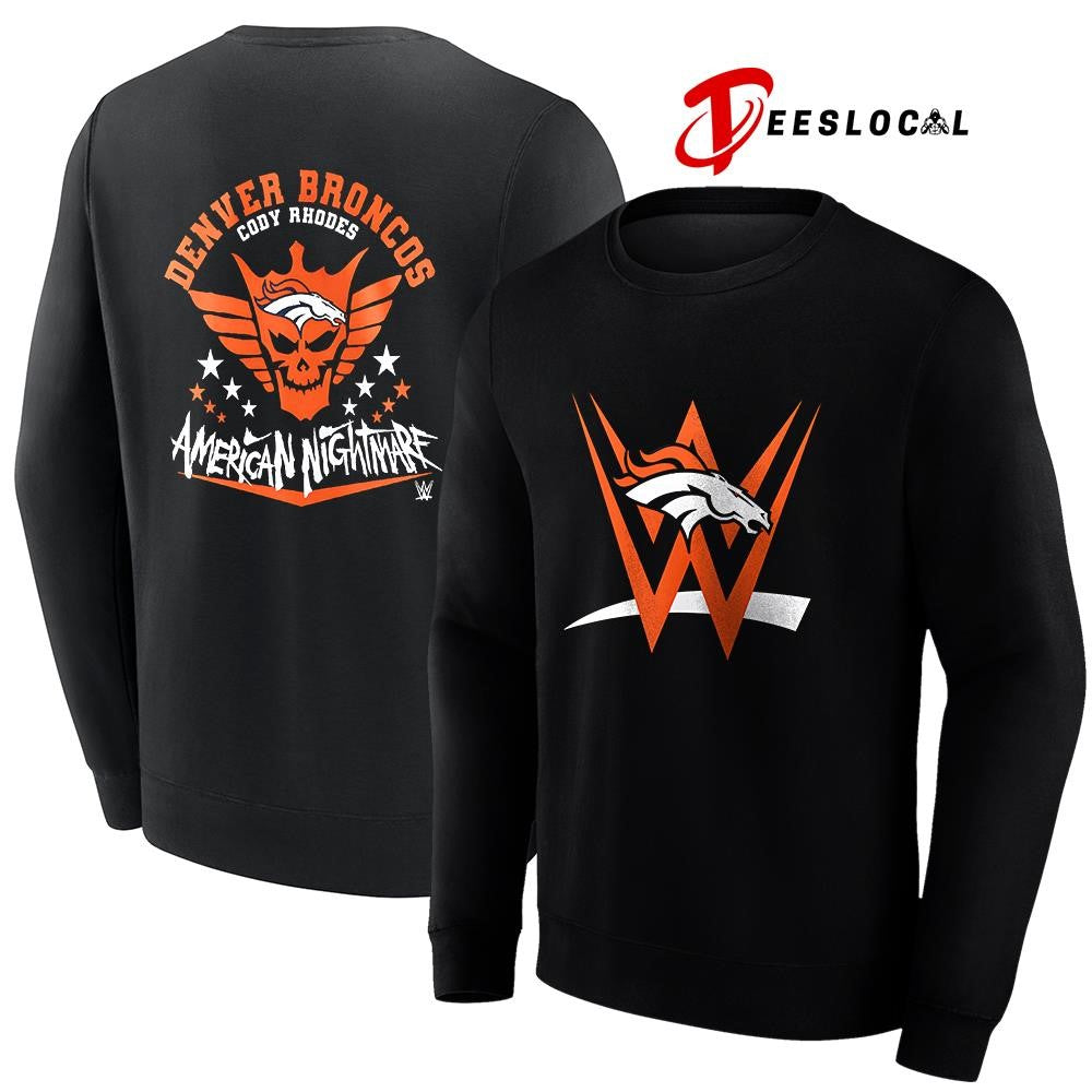 Denver Broncos x Cody Rhones American nightmare logo shirt