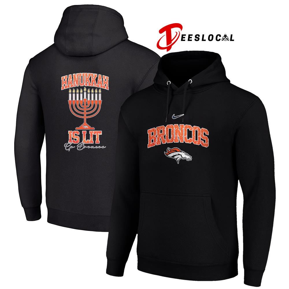 Denver Broncos x Happy Hanukkah is lit shirt