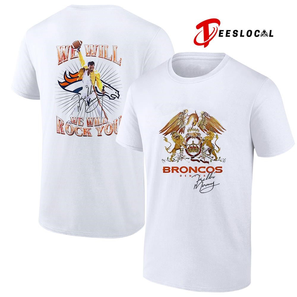 Denver Broncos x Minnesota Vikings we will we will rock you signature shirt