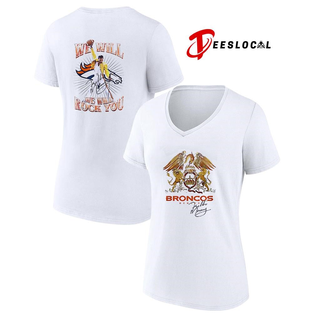 Denver Broncos x Minnesota Vikings we will we will rock you signature shirt