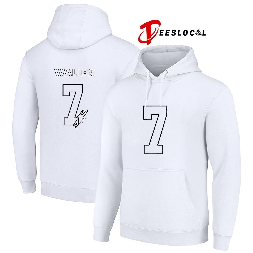 Denver Broncos x Morgan Wallen No 7 signature shirt