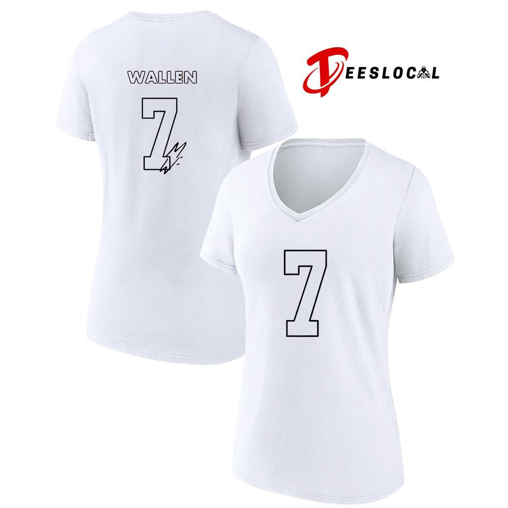Denver Broncos x Morgan Wallen No 7 signature shirt