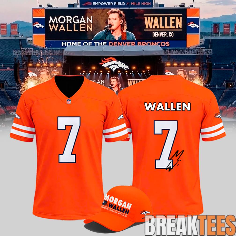 Denver Broncos x Morgan Wallen Still The Problem Tour 2026 Football Jersey