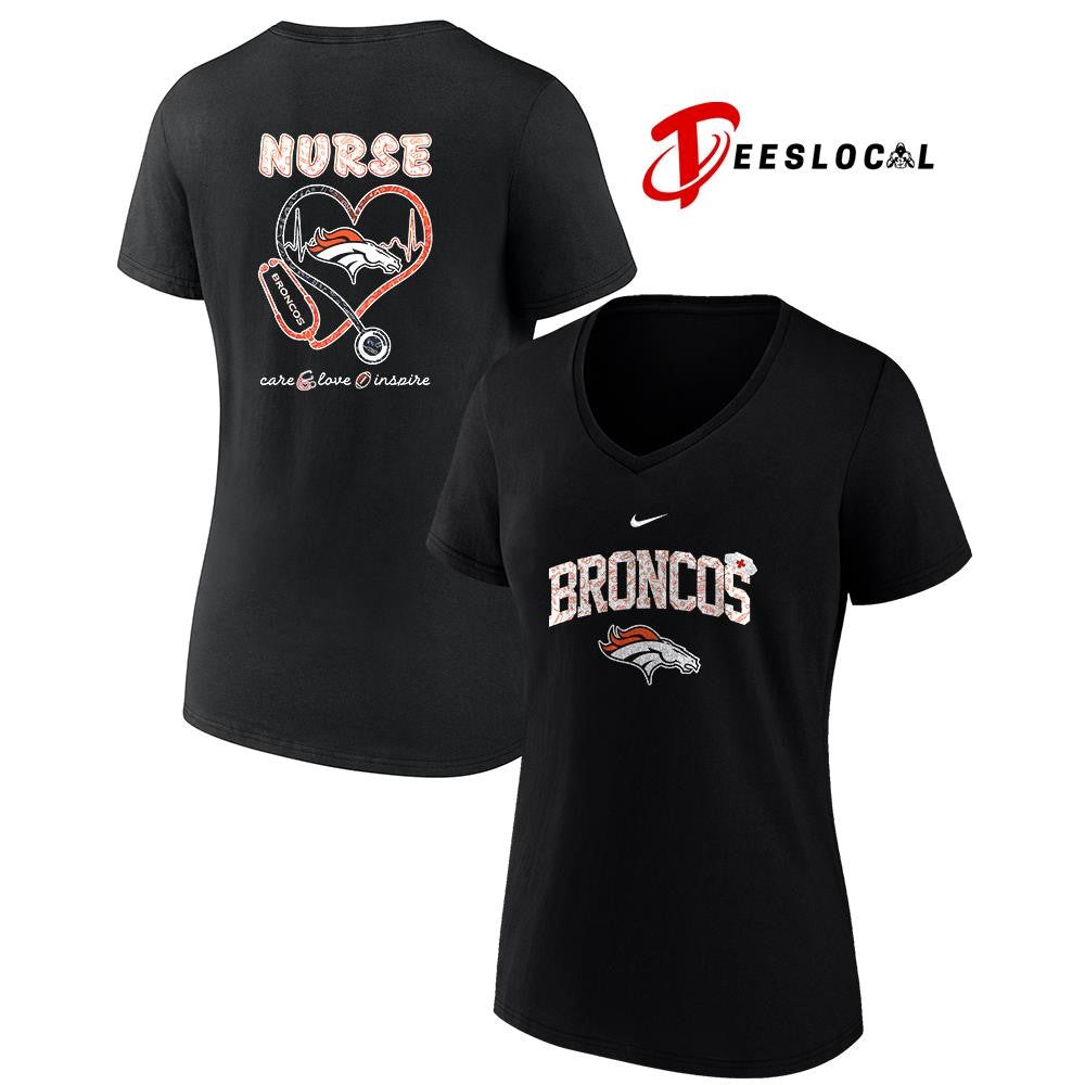 Denver Broncos x Nurse care love inspire logo shirt