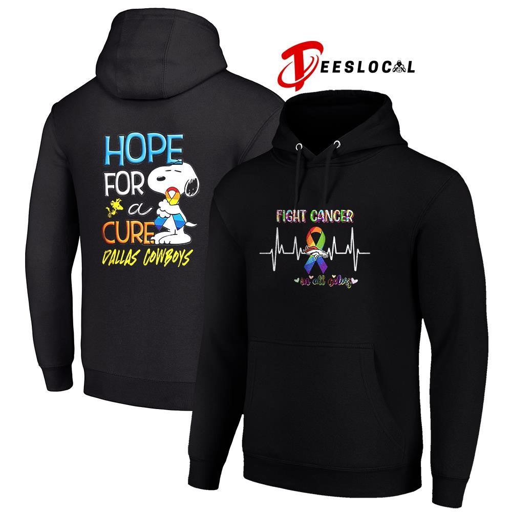 Denver Broncos x Peanuts Snoopy fight cancer in all colors hope for a cure shirt