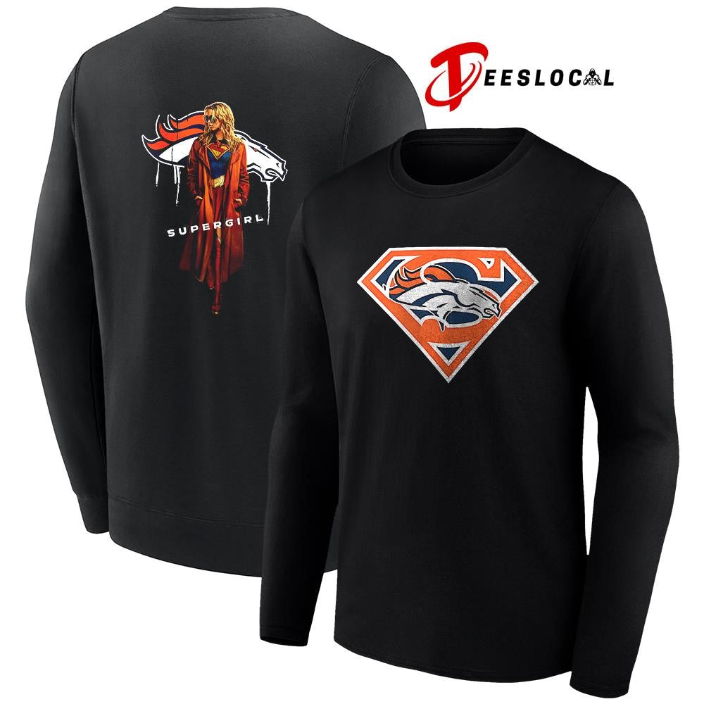Denver Broncos x Supergirl graphic shirt