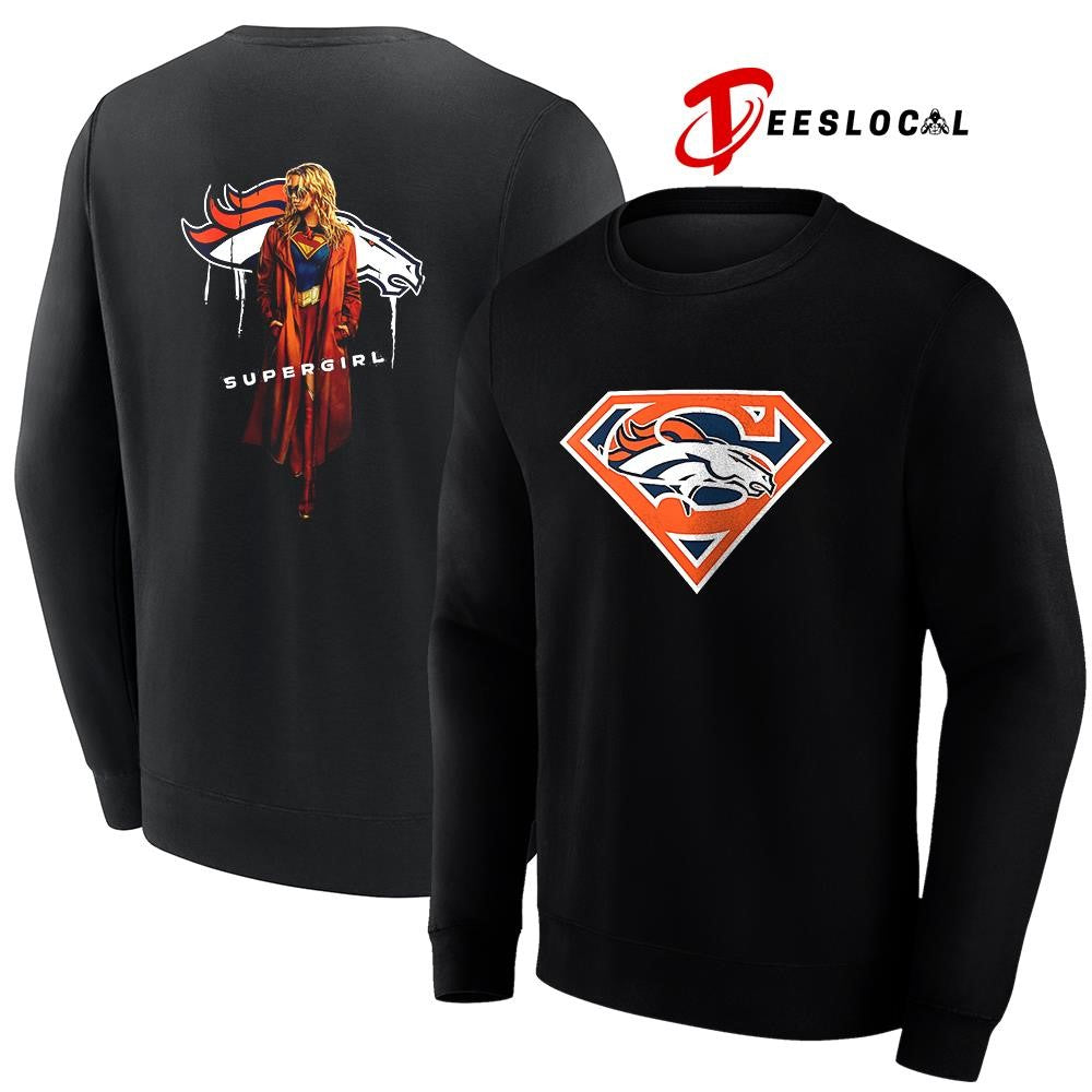 Denver Broncos x Supergirl graphic shirt