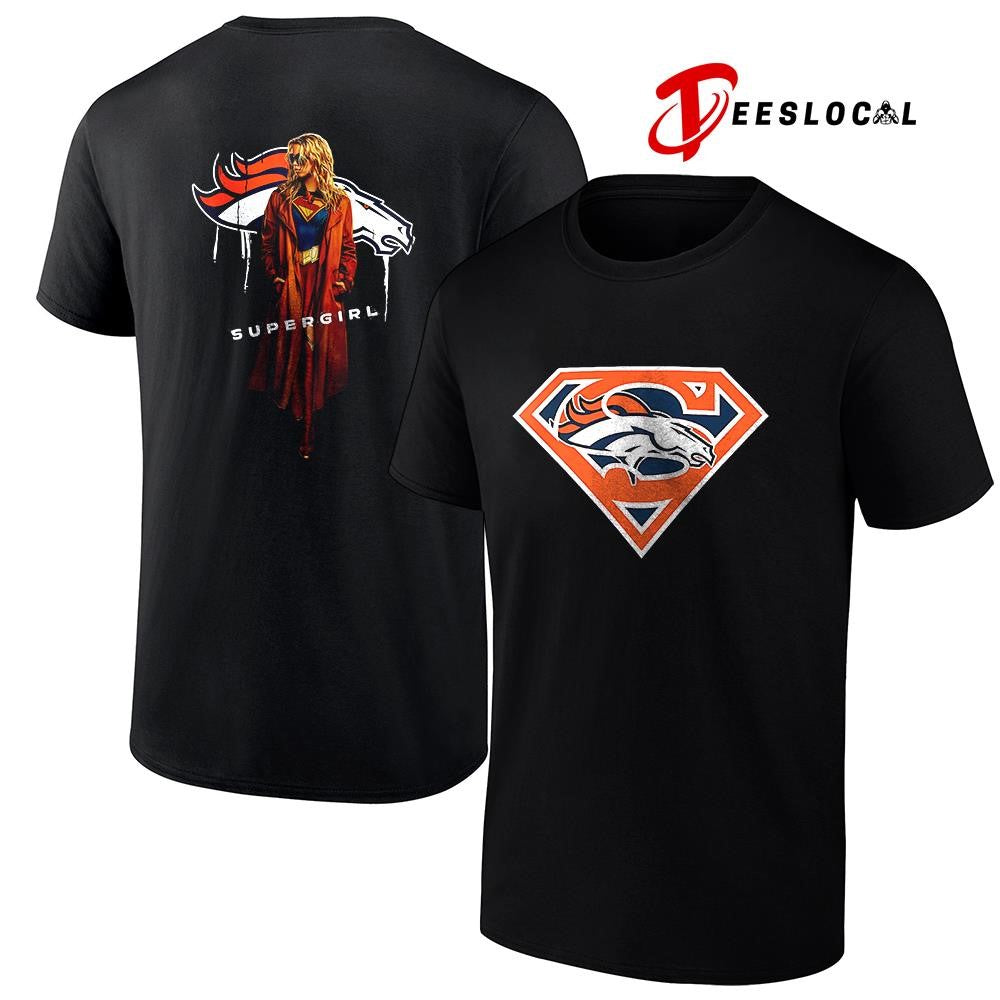 Denver Broncos x Supergirl graphic shirt