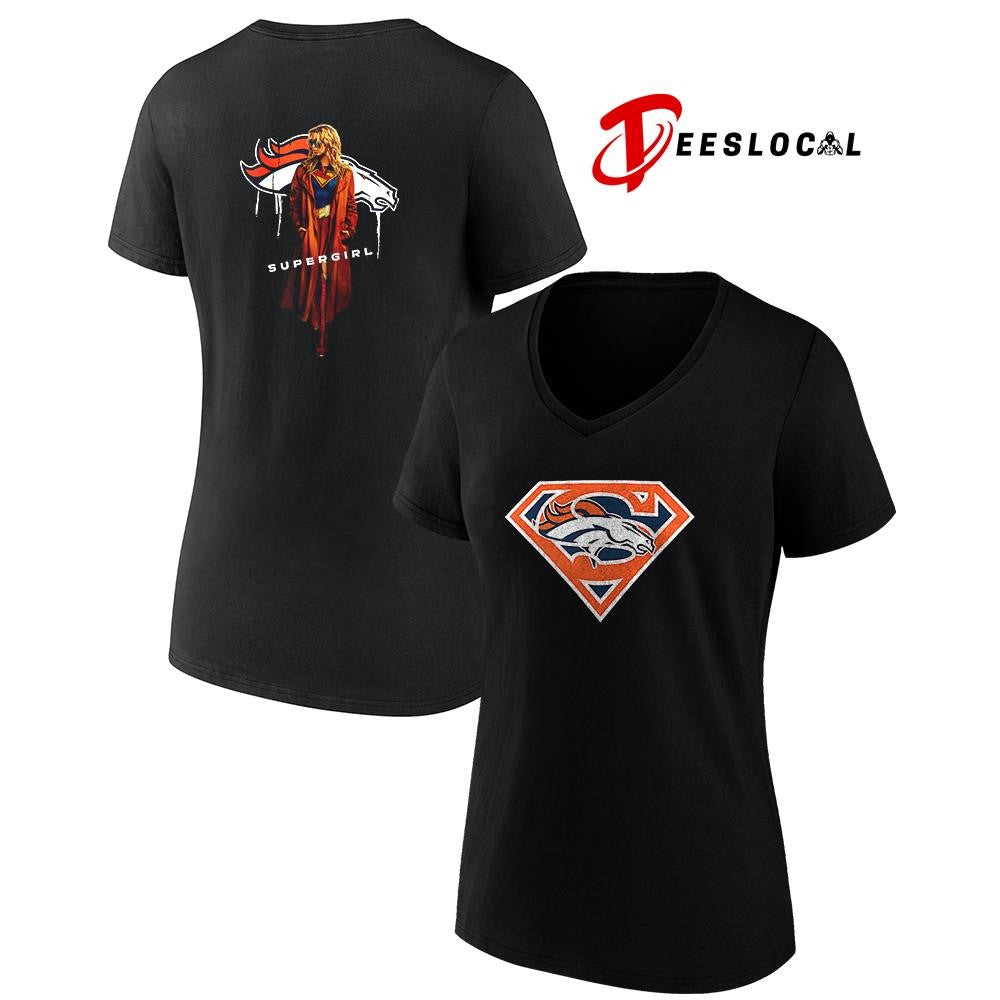 Denver Broncos x Supergirl graphic shirt