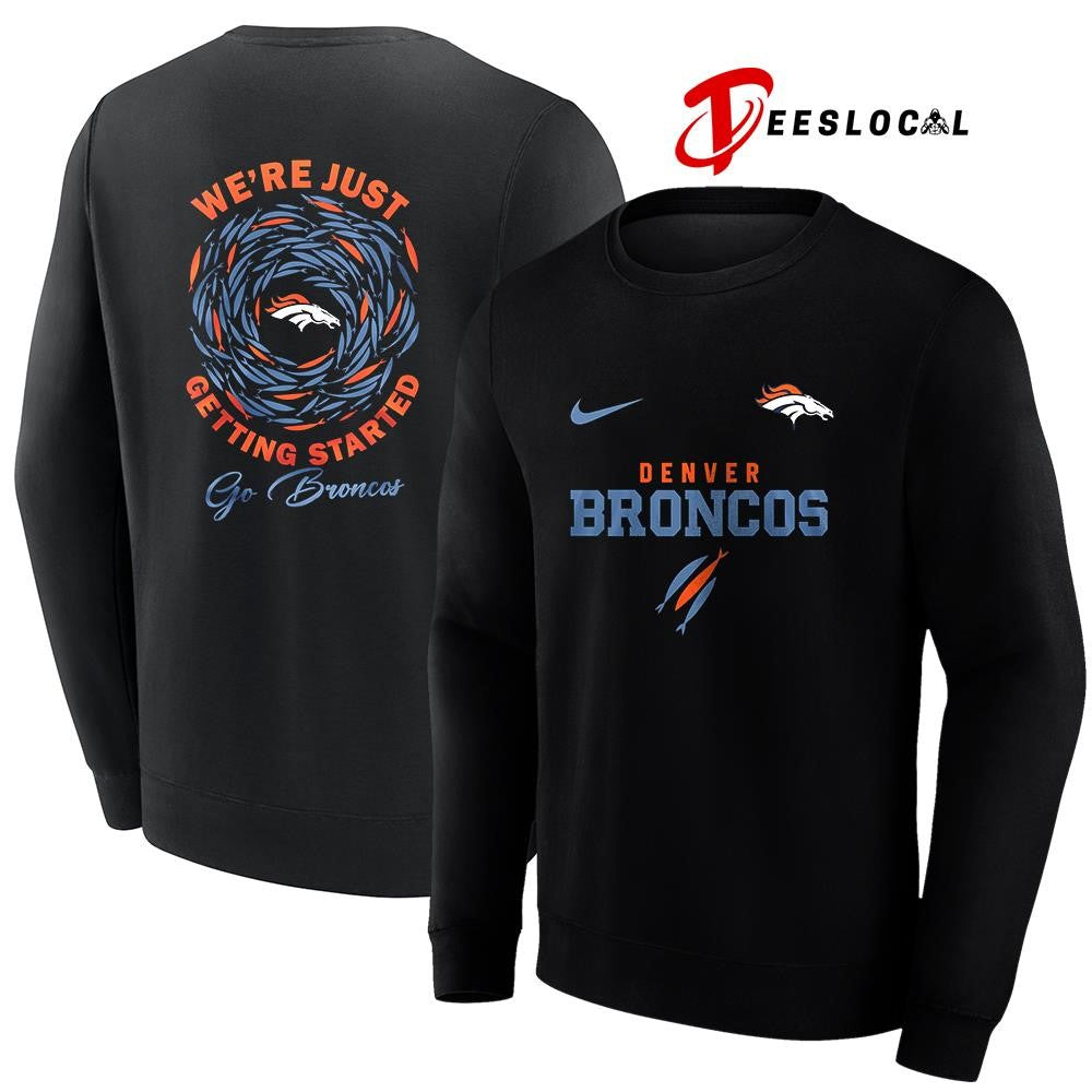 Denver Broncos x The Chosen we’re just getting started logo shirt