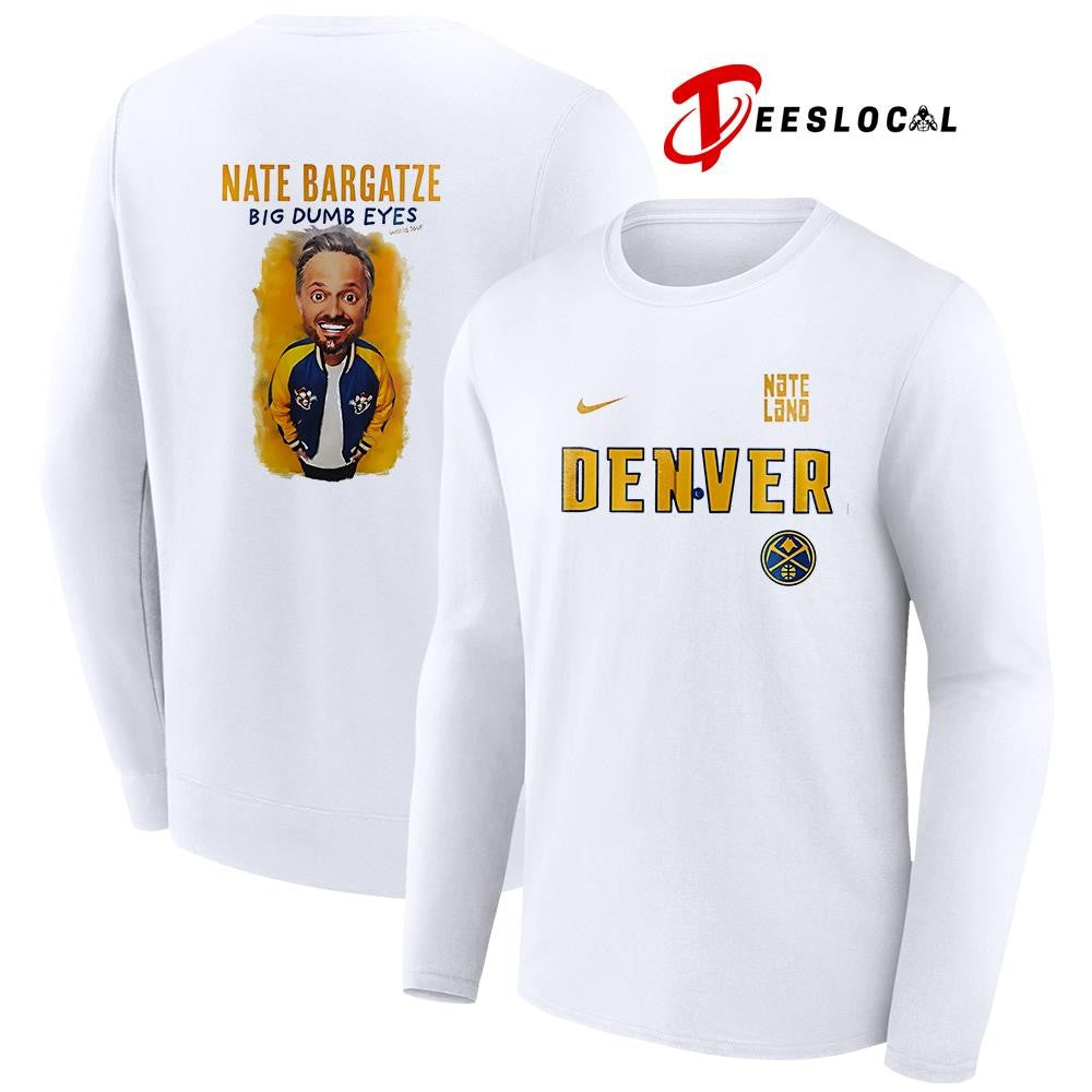 Denver Nuggets x Nate Bargatze Big Dumb Eyes world tour shirt