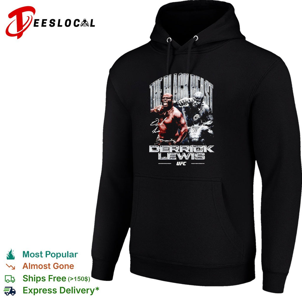 Derrick Lewis fierce beast nickname UFC poster shirt