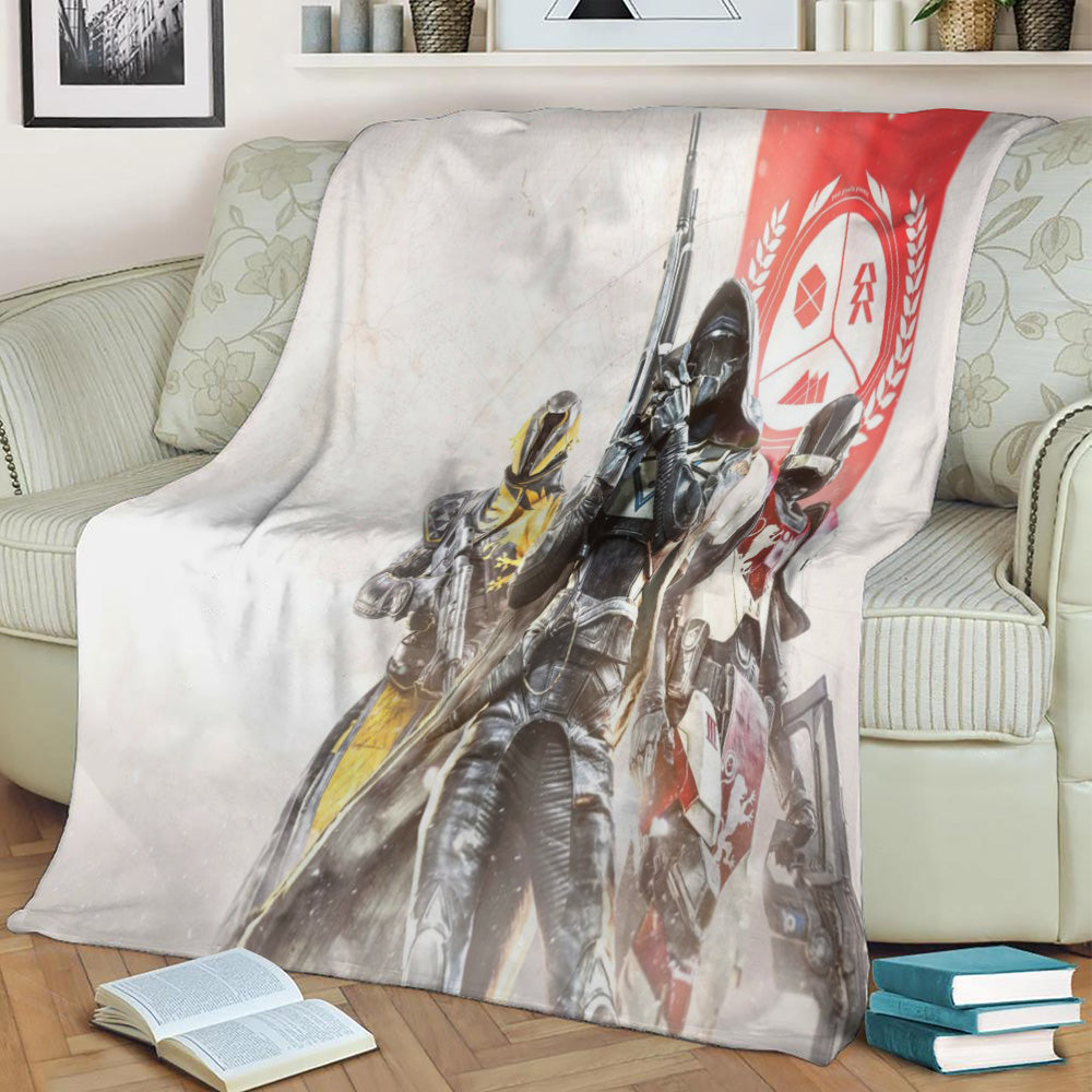 Destiny 2 Heroes Fleece Throw Blanket