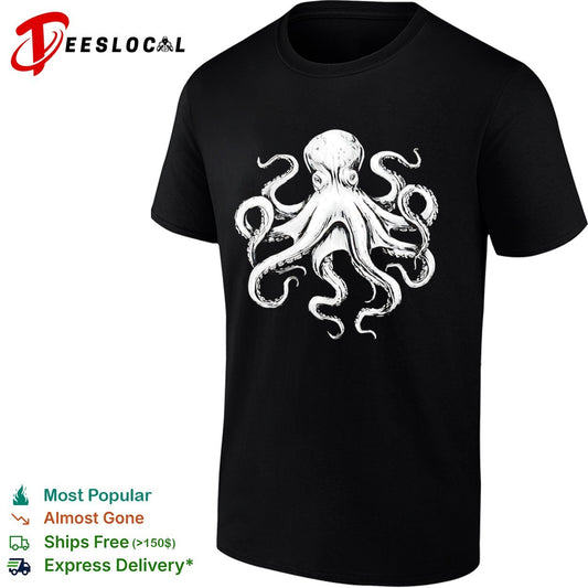 Detailed Kraken Tentacle Marine Life Animal shirt