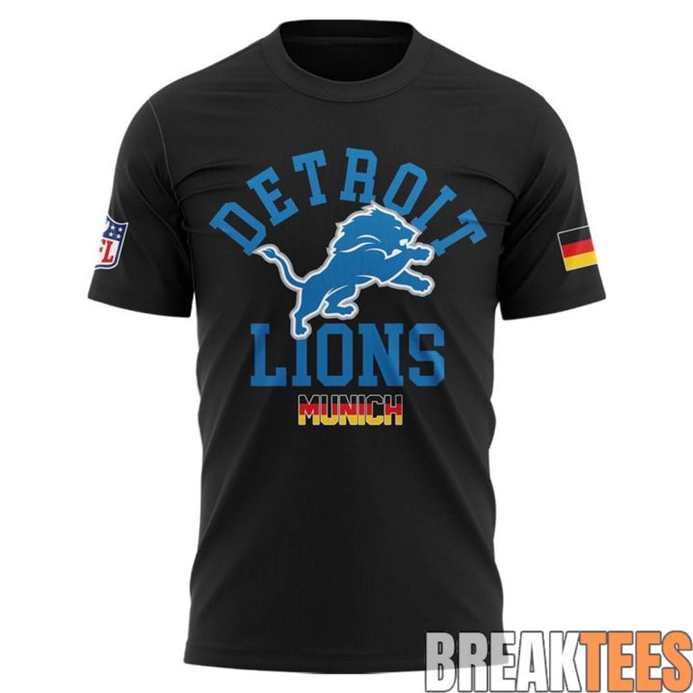 Detroit Lions NFL Munich Game 2026 Shirt