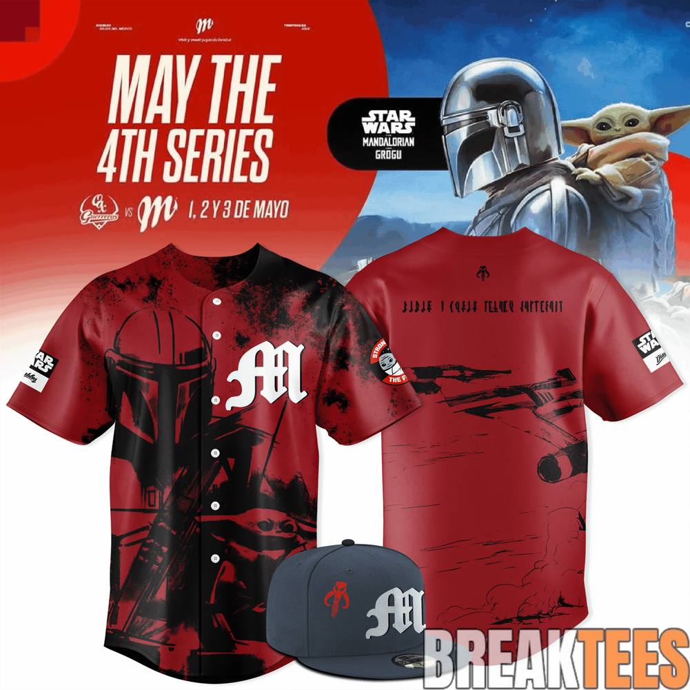 Diablos Rojos del Mexico x Star Wars Night Baseball Jersey