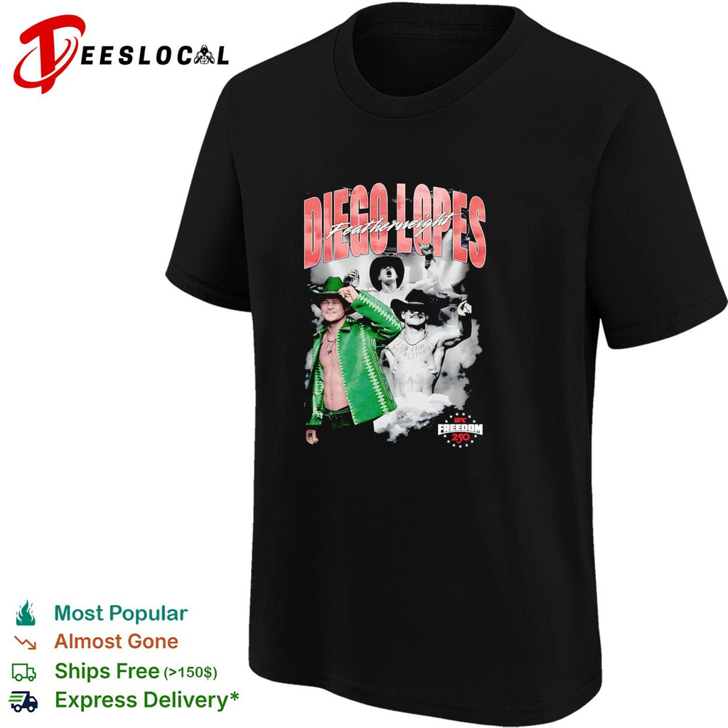 Diego Lopes featherweight UFC poster shirt