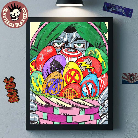 Doctor Doom Robert Downey Jr Easter Eggs Artwork Avengers Doomsday Leak Home Decor Poster Canvas