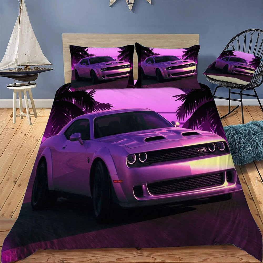 Dodge Challenger SRT Bedding Set (Duvet Cover & Pillow Shams)