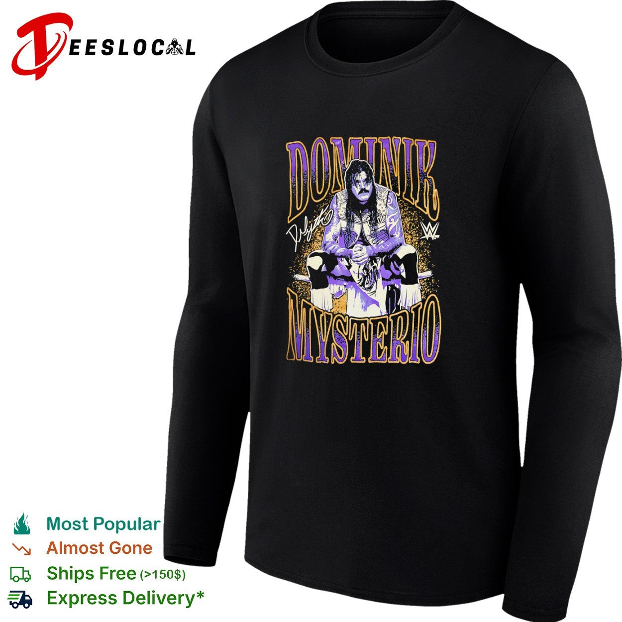 Dominik Mysterio WWE wrestling sports entertainment shirt