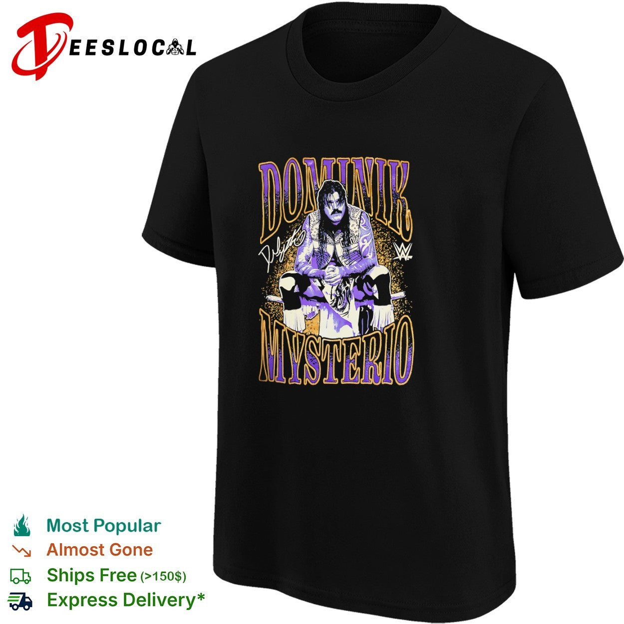 Dominik Mysterio WWE wrestling sports entertainment shirt