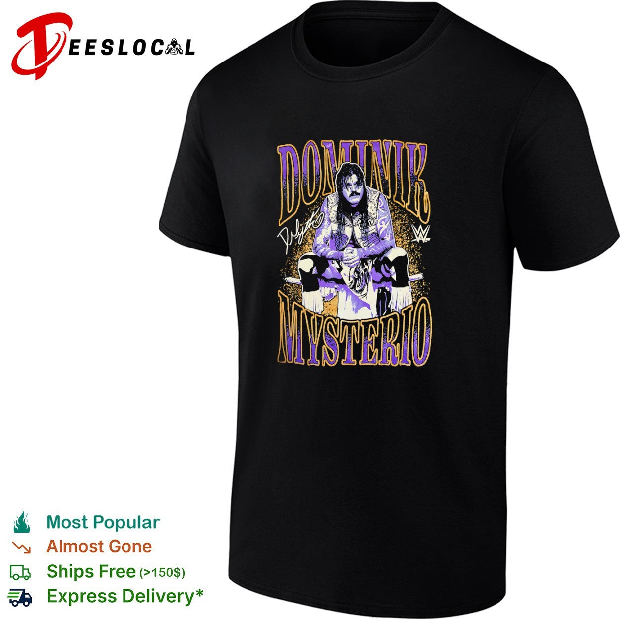 Dominik Mysterio WWE wrestling sports entertainment shirt