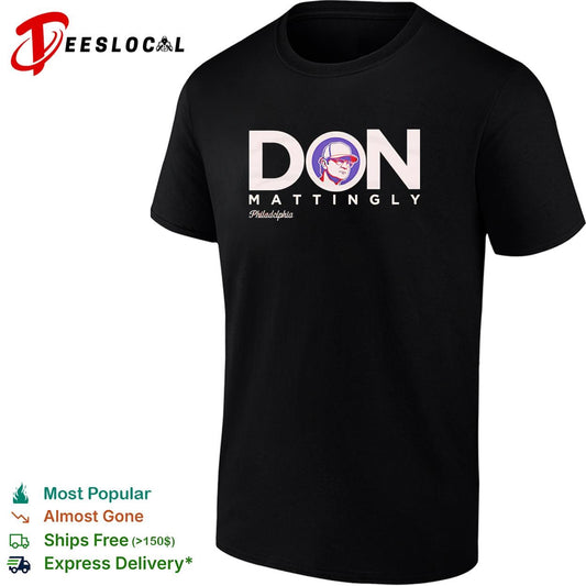 Don Mattingly Philadelphia Phillies manager coach graphic shirt