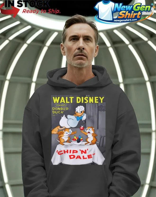 Donald Duck In Chip N Dale Shirt