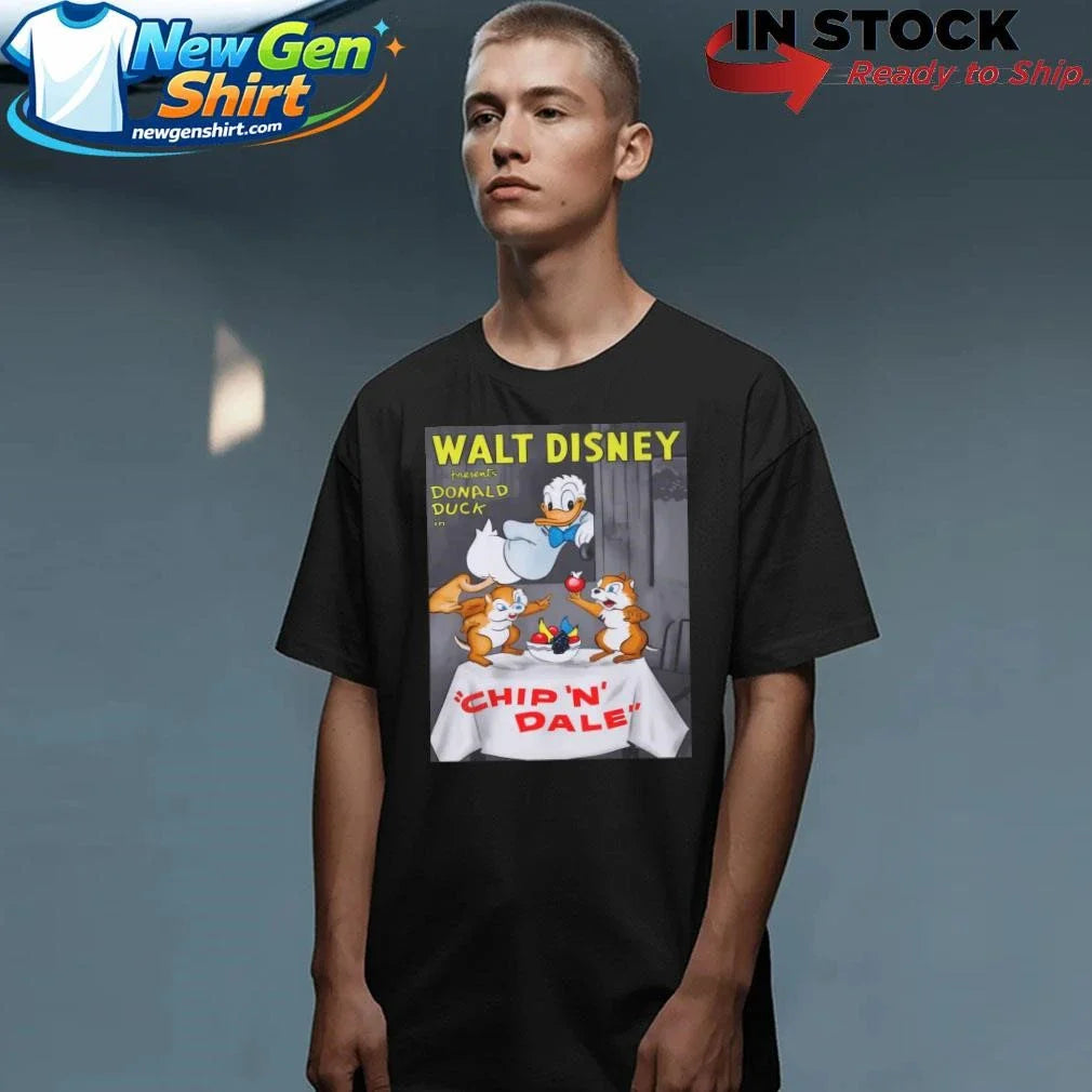 Donald Duck In Chip N Dale Shirt