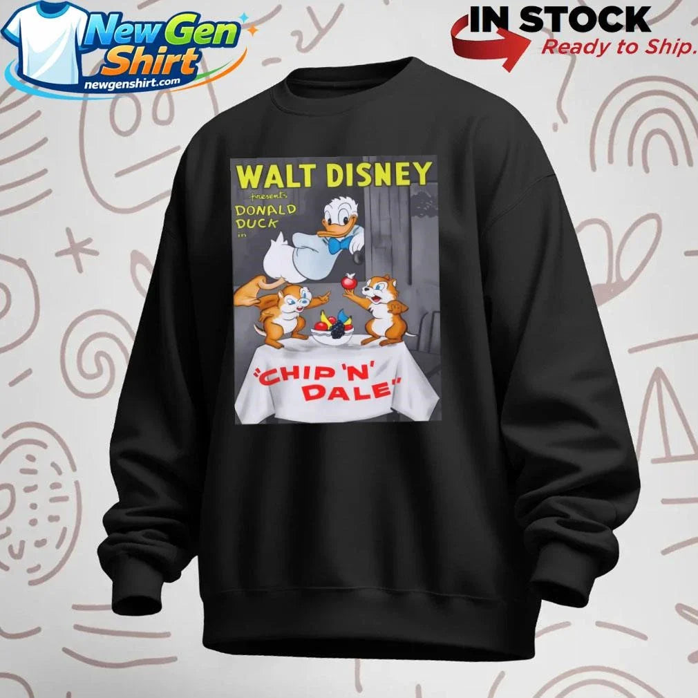 Donald Duck In Chip N Dale Shirt