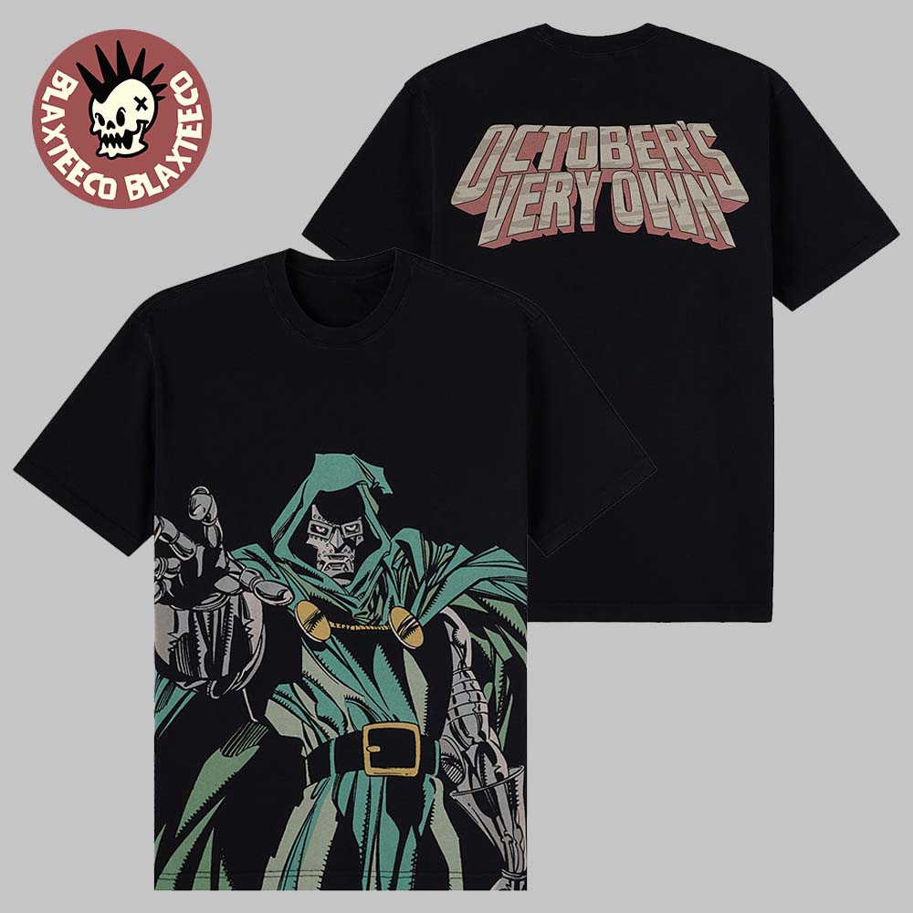 Drake OVO X Marvel Dr Doom Masthead T-Shirt