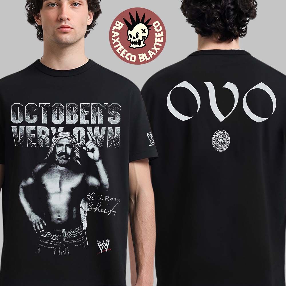 Drake OVO X WWE Collection The Iron Sheik T-Shirt