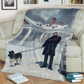 Drake Rapper Art Poster Fleece Throw Blanket