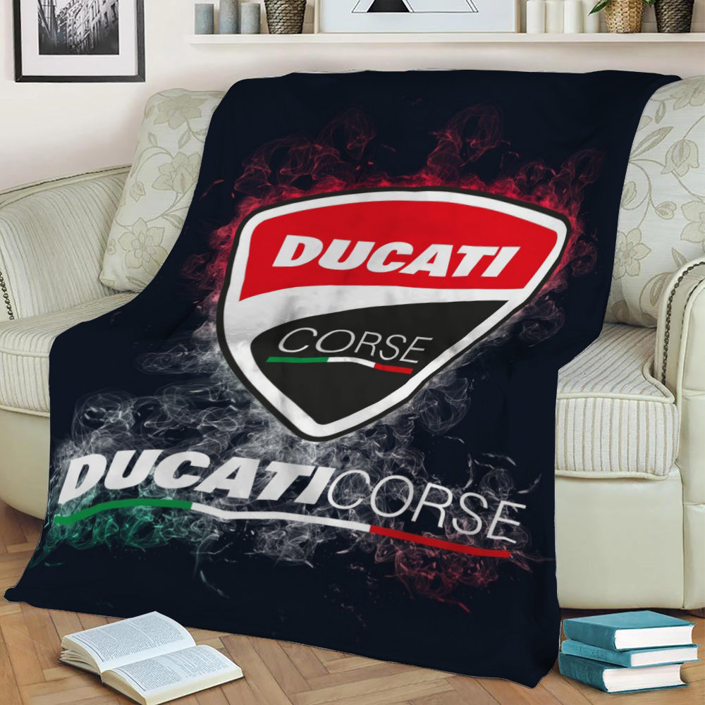 Ducati Fleece Throw Blanket