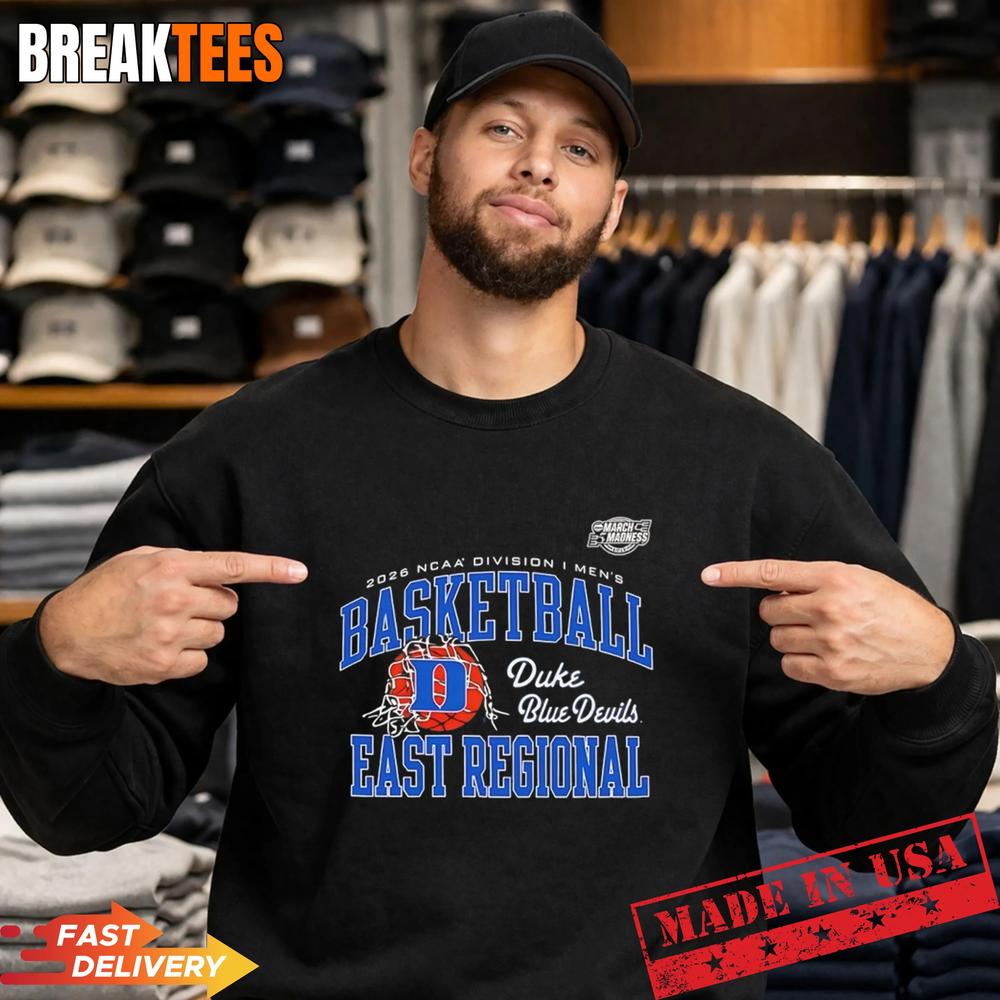 Duke Blue Devils 2026 NCAA D1 Men’s Basketball East Regional T-Shirt