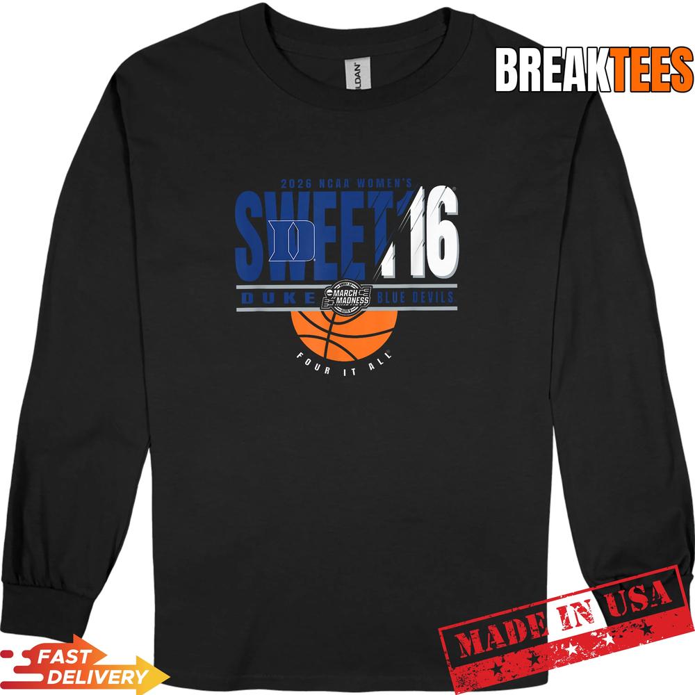Duke Blue Devils Sweet 16 2026 Women’s March Madness T-Shirt