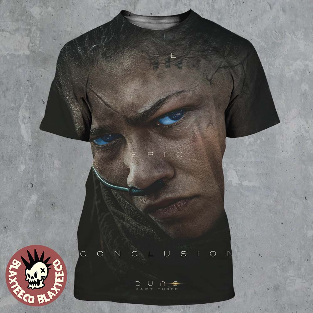 Dune 3 Zendaya Is Chani Character Poster The Epic Conclusion All Over Print Shirt