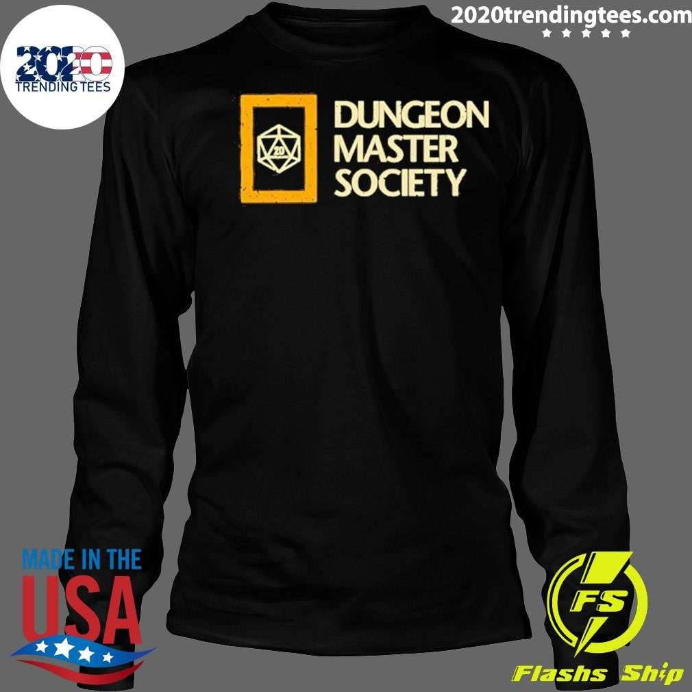 Dungeon Master Society Dungeons And Dragons D20 Shirt