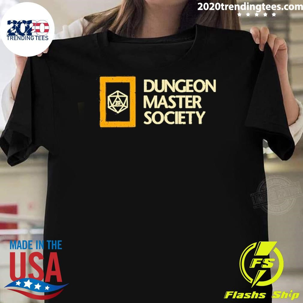 Dungeon Master Society Dungeons And Dragons D20 Shirt