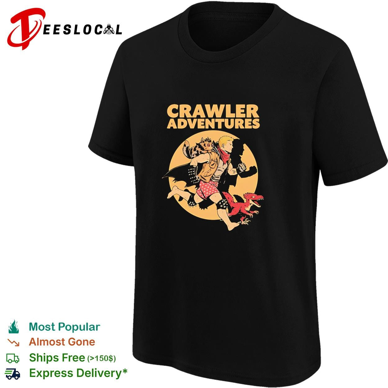 Dungeon crawler comic cover crawler adventures vintage shirt