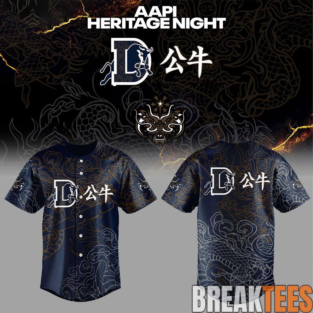 Durham Bulls AAPI Night Special Baseball Jersey