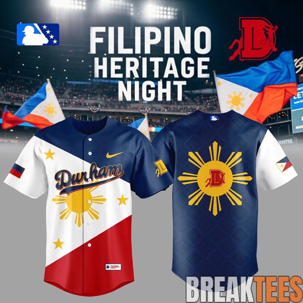 Durham Bulls Celebrating Filipino Heritage Jersey