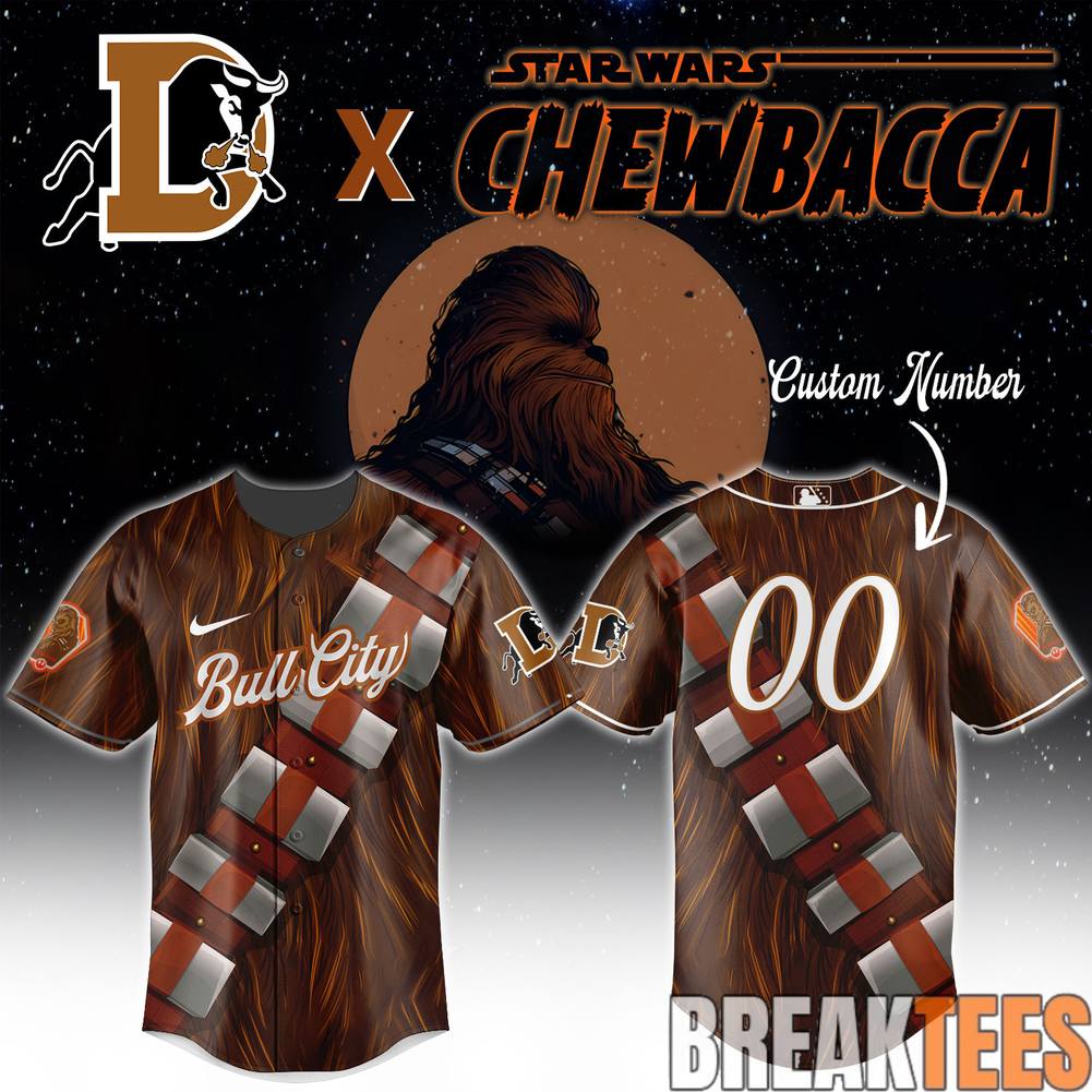 Durham Bulls x Star Wars Chewbacca Special Special Baseball Jersey