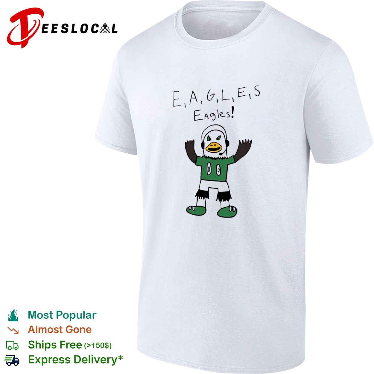 Eagles Philadelphia Eagles NFL parody caricature drawing mascot shirt