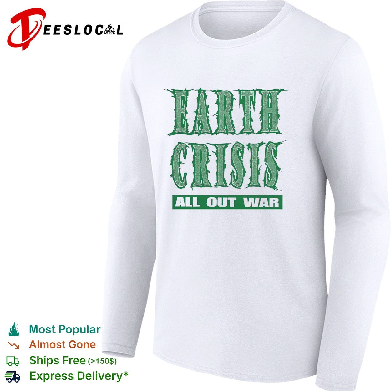 Earth Crisis All Out War Shirt
