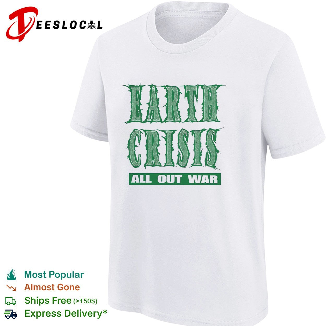 Earth Crisis All Out War Shirt