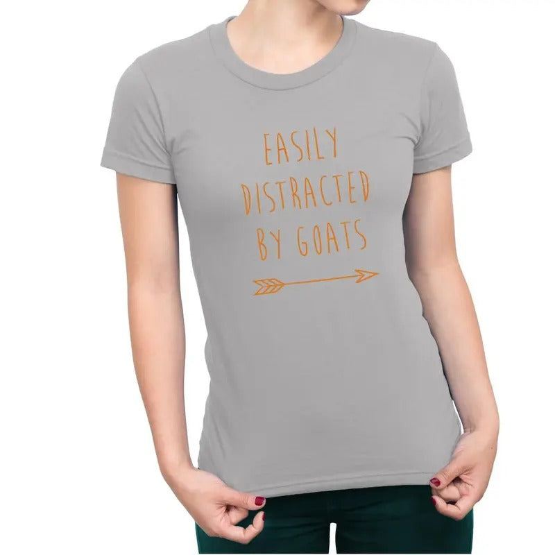 Easily Distracted Goats Farm Casual Comfort T-Shirts